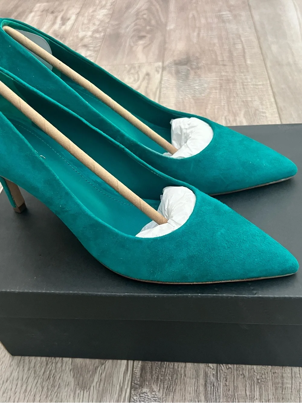 Hobbs London Suede Pointed-Toe Heels